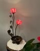 Bowl Lamp 2 Up (Red Bamboo)